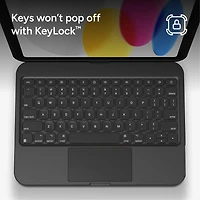 Zagg Tough Keys Connect with Trackpad for iPad A16 / 10th Gen