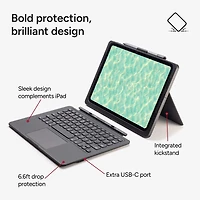 Zagg Pro Keys Connect with Trackpad for iPad Pro -inch M4