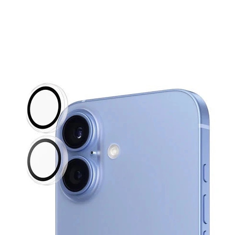PanzerGlass® Hoops™ Transparent Lens Protector iPhone 17/16/16 plus - Clear