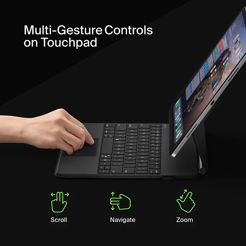 Belkin Keyboard Folio for iPad 13‑inch Pro M4- US English - Black