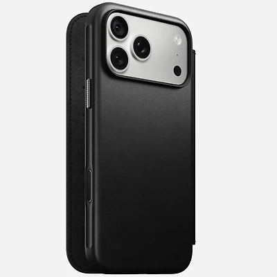 Modern Leather Folio - iPhone 18 Pro | Black | Nomad Leather