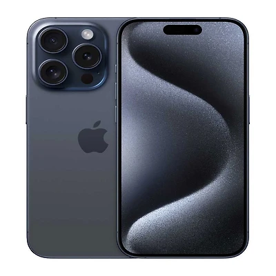Certified Pre-Owned - Apple iPhone 15 Pro (128GB, Blue Titanium)