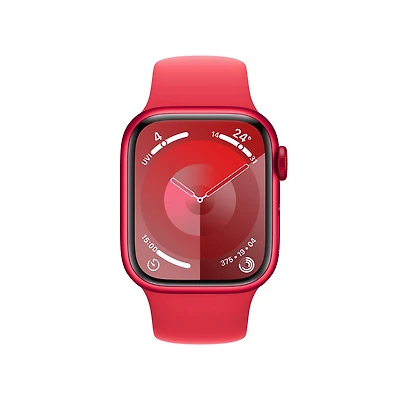 Apple Watch Series 9 41mm, GPS + Cellular, (PRODUCT)RED Aluminium Case with (PRODUCT)RED Sport Band