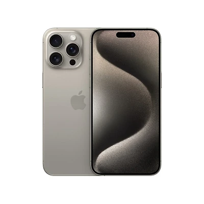 Apple iPhone 15 Pro Max (512GB, Natural Titanium) - Open Box