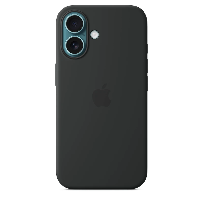 iPhone 16 Silicone Case with MagSafe - Black