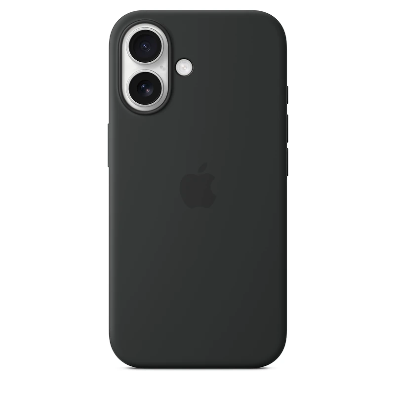 iPhone 16 Silicone Case with MagSafe - Black