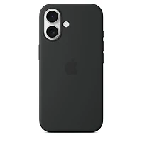 iPhone 16 Silicone Case with MagSafe - Black