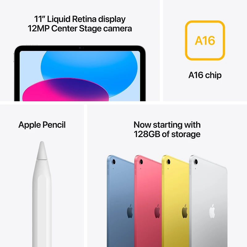 iPad Wi-Fi + Cellular 512GB - Silver (A16)