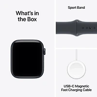 Apple Watch SE 3 GPS 40mm Midnight Aluminium Case with Midnight Sport Band - S/M
