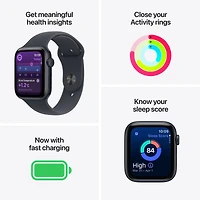 Apple Watch SE 3 GPS 44mm Starlight Aluminium Case with Starlight Sport Band - M/L