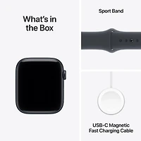 Apple Watch SE 3 GPS + Cellular 44mm Midnight Aluminium Case with Midnight Sport Band - M/L