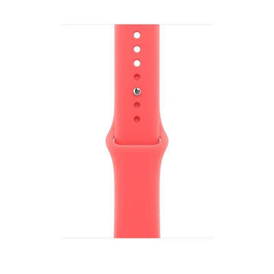 Apple - Sport Band S/M - Bright Guava  - Large Watch