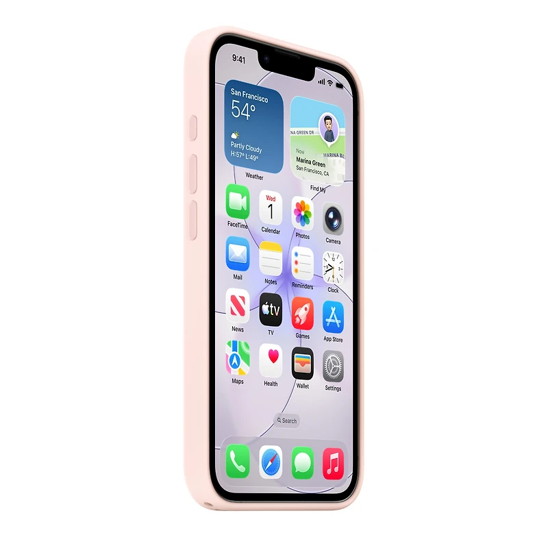 iPhone 17e Silicone Case with MagSafe – Soft Pink