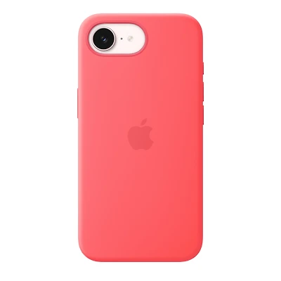 iPhone 17e Silicone Case with MagSafe – Bright Guava