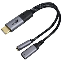 Jump+ USB-C to 3.5mm Aux Audio Jack with 60w charge