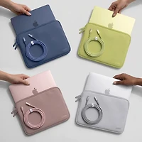 LOGiiX Vibrance Neo Sleeve Bundle with USB-C to USB-C Cable