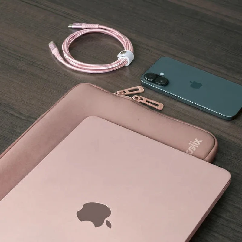 LOGiiX Vibrance Neo Sleeve Bundle with USB-C to USB-C Cable