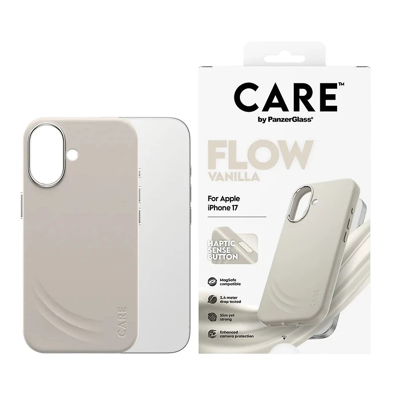 PanzerGlass CARE Flow Case with MagSafe for iPhone 17
