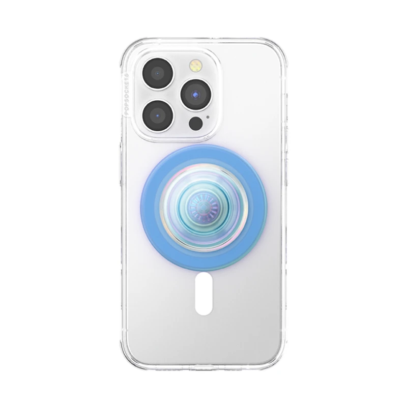 PopSockets PopGrip with MagSafe - Opalescent Blue