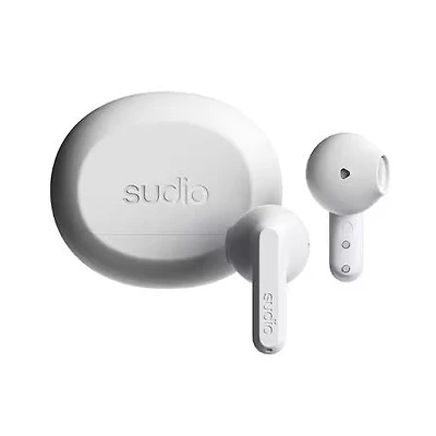 Sudio A3 Wireless Earbuds - Bright White