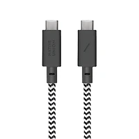 Native Union 2.4M Knot Anchor Cable USB-C to USB-C Cable - Zebra