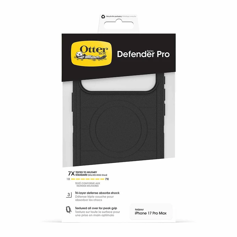 Otterbox Defender Pro with MagSafe for iPhone 17 Pro Max - Black
