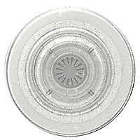 PopSockets - PopGrip For MagSafe with Magnetic Ring Adapter Clear - Clear Glitter