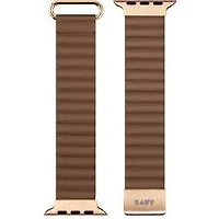 LAUT 40mm/41mm/42mm Leather Novi Lux Loop for Apple Watch  - Sepia Brown