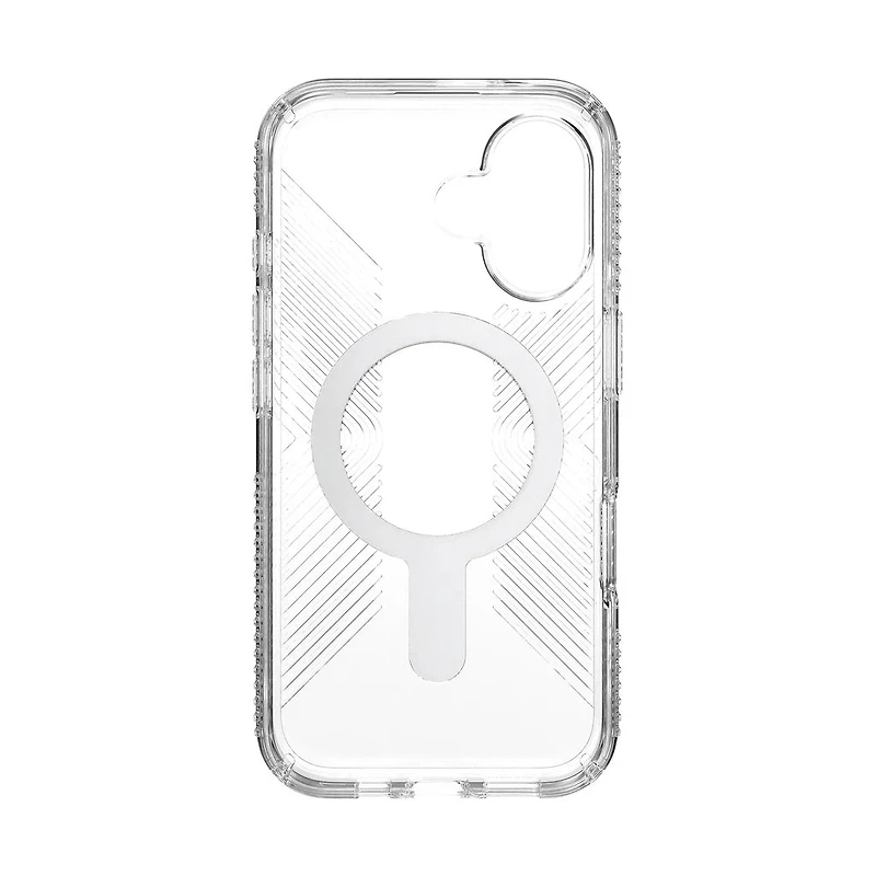 Speck Case with ClickLock/MagSafe for iPhone 16 - Grip Clear