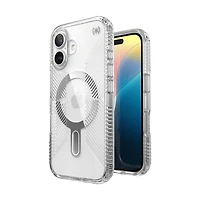 Speck Case with ClickLock/MagSafe for iPhone 16 - Grip Clear
