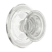 PopSockets - PopGrip For MagSafe with Magnetic Ring Adapter Clear - Clear Glitter