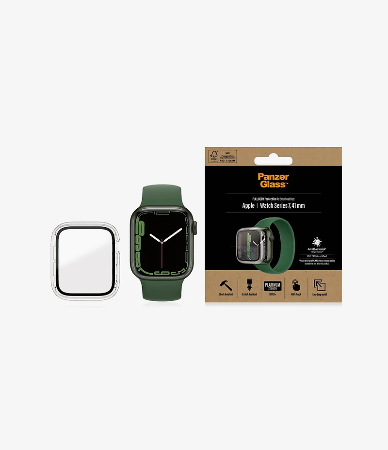 PanzerGlass Full Body Case for Apple Watch Series 7 / 8 - 41mm - Black