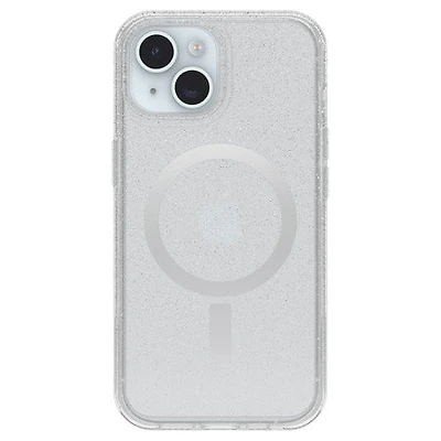 Otterbox Symmetry+ Case with MagSafe for iPhone 16e/15/14/13 - Clear/Glitter (Stardust)
