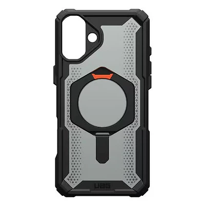 UAG Plasma Protective Case with MagSafe for iPhone 16/15/14 - Black/Orange