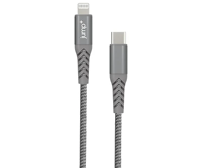jump+ USB-C to Lightning Nylon Cable 3m