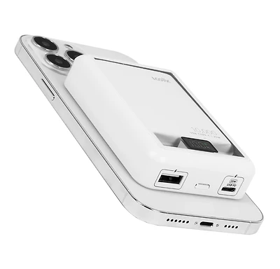 Logiix Piston Power Bank 10000 mAh Crystal MagSafe - White