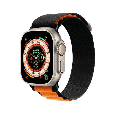 FURO Alpine Band Ultra for Apple Watch 44mm/45mm/46mm/49mm - Black/Orange