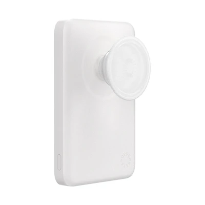 PopSockets MagSafe Powerpack - 5000 mAh grip/stand - White