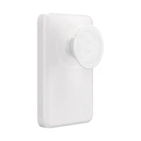 PopSockets MagSafe Powerpack - 5000 mAh grip/stand - White