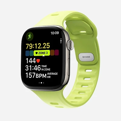 Nomad Tempo Band for Apple Watch 44mm/45mm/46mm/49mm - Lime (Lumen)