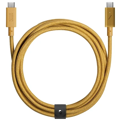 Native Union 2.4M Belt USB-C to USB-C Charging Cable - Kraft  (240W)