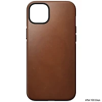 Nomad Leather Case with MagSafe for iPhone 14 Plus - English Tan