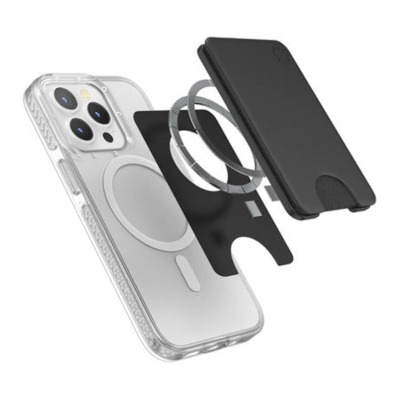 PopSockets - PopWallet for MagSafe with Magnetic Ring Adapter - Black