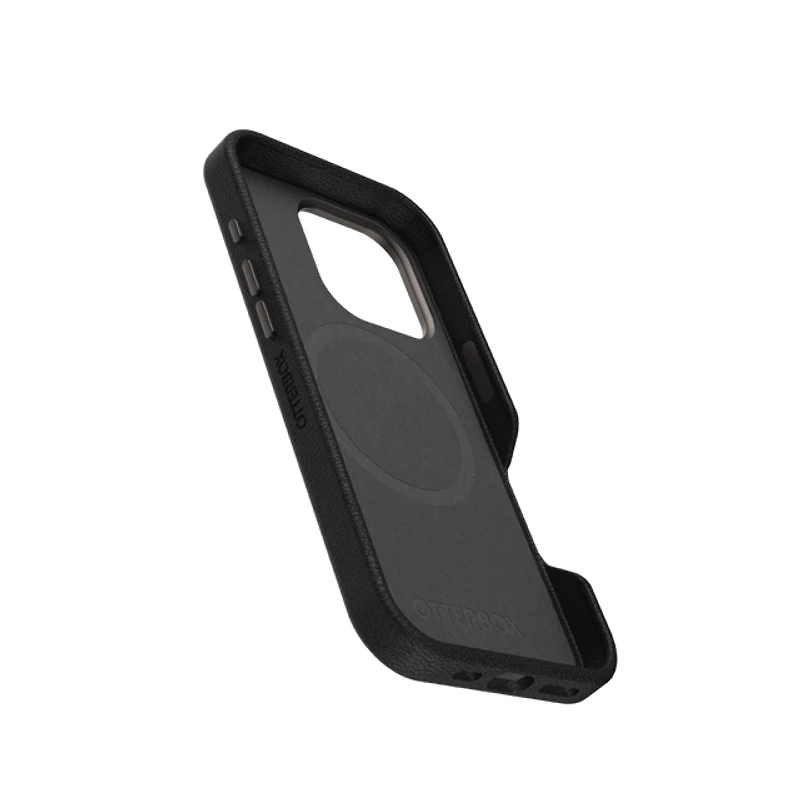 Otterbox Symmetry+ Cactus Leather Case for 16 Pro - Black (Noir Ash)