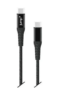 jump+ USB-C to USB-C 1M Braided Pro Cable - Black