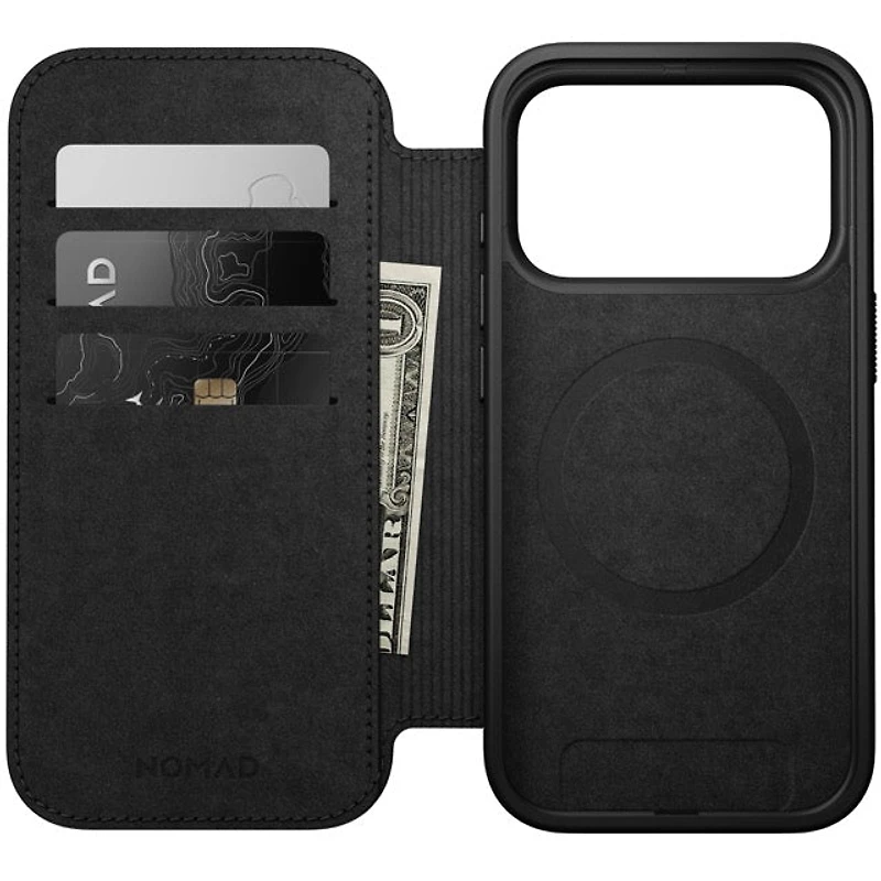 Nomad Modern Leather Folio Case with MagSafe for iPhone 17 Pro