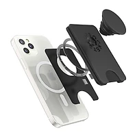 PopSockets PopWallet+ for MagSafe with Magnetic Ring Adapter - Lavender Purple