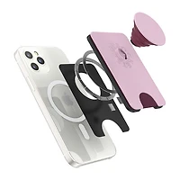 PopSockets PopWallet+ for MagSafe with Magnetic Ring Adapter - Blush Pink
