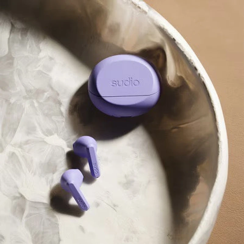 Sudio A3 Wireless Earbuds - Soft Purple