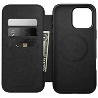 Nomad Modern Leather Folio Case with MagSafe for iPhone Pro Max